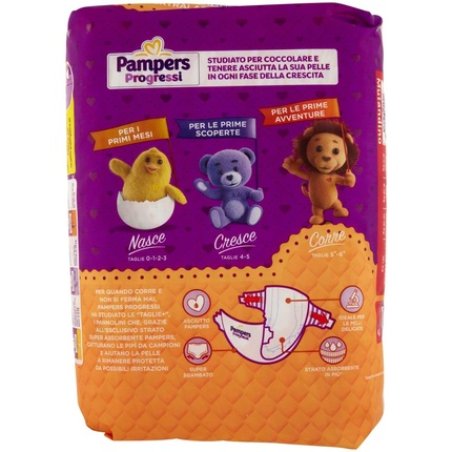 Pampers Progressi Extralarge Nappies, 17 Nappies, Size 6 16 Kg