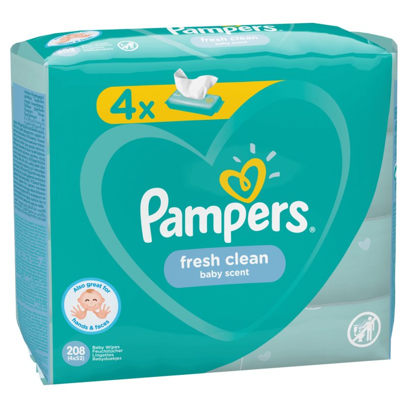 Pampers 81688043 lingette pour bébés 208 pièce(s)
