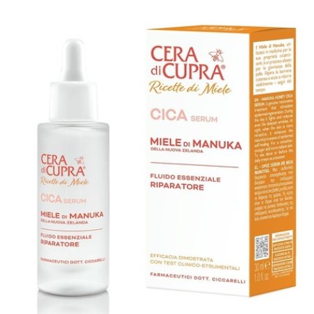 Cera di Cupra Cica Serum with Manuka Honey from New Zealand Promoting Natural Skin Barrier Healing Processes Made in