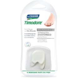 Timodore Anatomical Toe Separator Protects Toes from Crossing Over and Cushions Pressure and Friction 2 Pieces