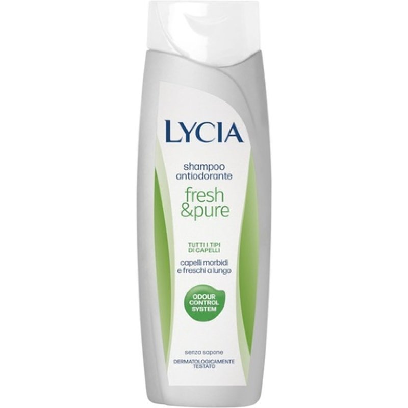 Lycia Fresh And Pure Shampoo Antiodorante For All Hair Types 300ml