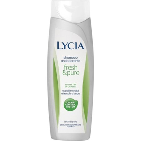 Lycia Fresh And Pure Shampoo Antiodorante For All Hair Types 300ml