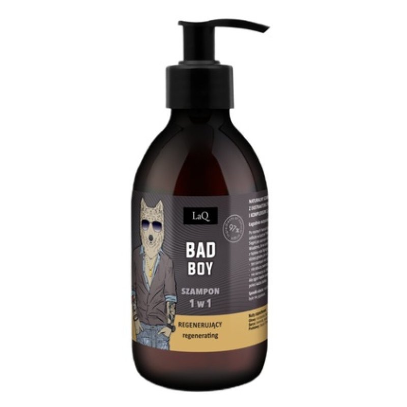 Laq Bad Boy Regenerating Shampoo 1 In 1 300ml