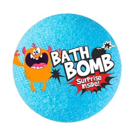 Laq Bath Ball With Surprise Blue 120g