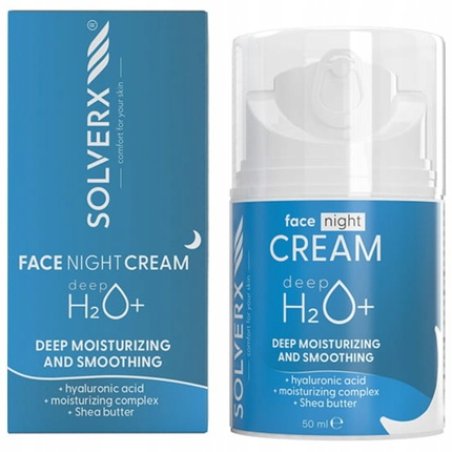 Solverx Deep H2o Deeply Moisturizing Night Cream - 50ml