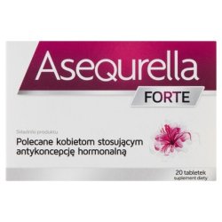 Asequrella FORTE Hormonal Contraceptive 20 Tablets - Expires 02.2024
