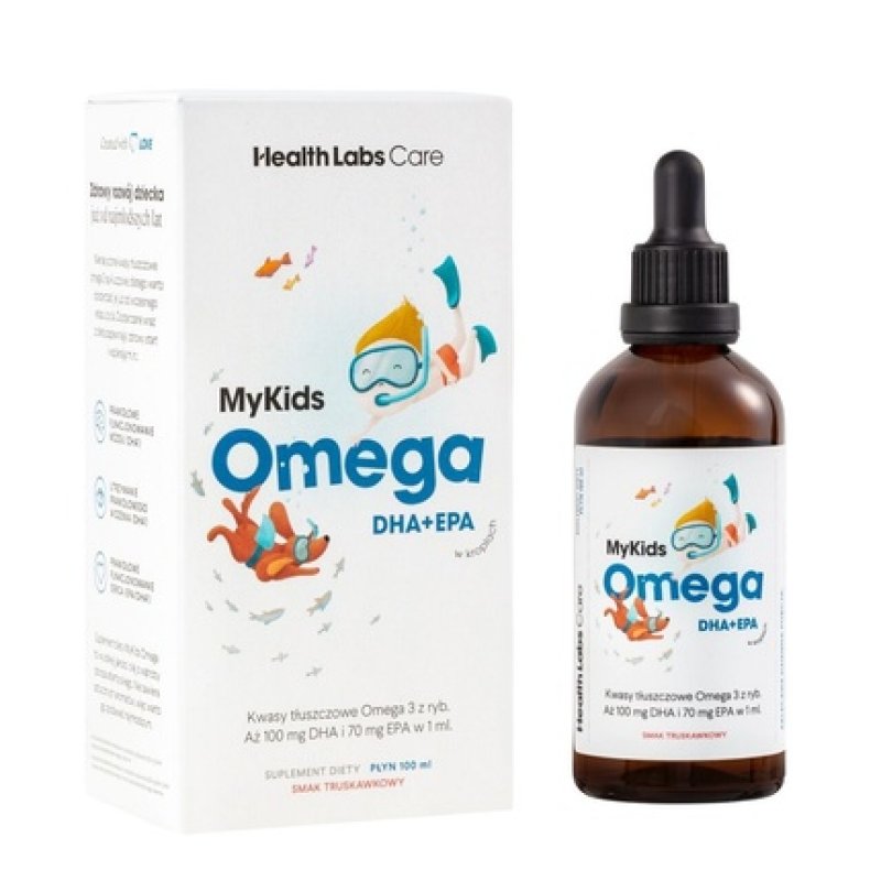 Healthlabs Mykids Omega 3 Dietary Supplement In Drops 100ml
