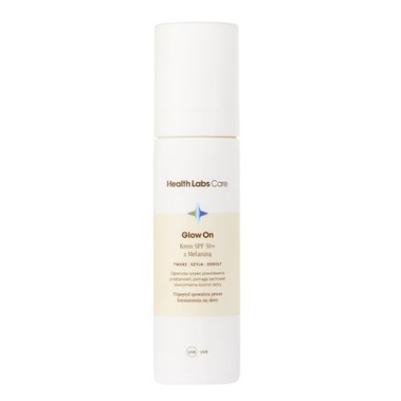 Healthlabs Glow On Cream Spf50 With Melanin 50ml - High Protection Sunscreen
