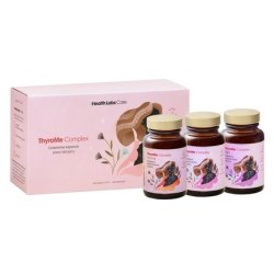 Healthlabs Thyrome Complex - Supports Proper Thyroid Function, Includes Thyrome Morning, Day, And Night 30 Capsules Each