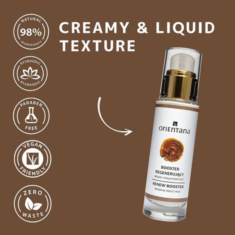 Orientana Reishi & Purple Rice Natural Face Regeneration Booster 30ml