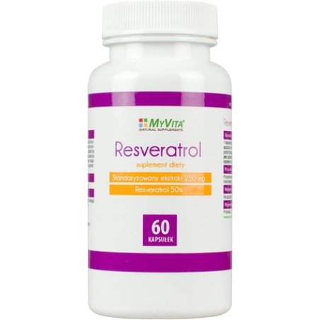 MyVita Resveratrol Japanese Knotweed 250mg 60 Capsules