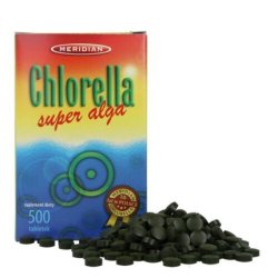 Chlorella Algae Pressed Tablets 500 Count Broken Cell Wall