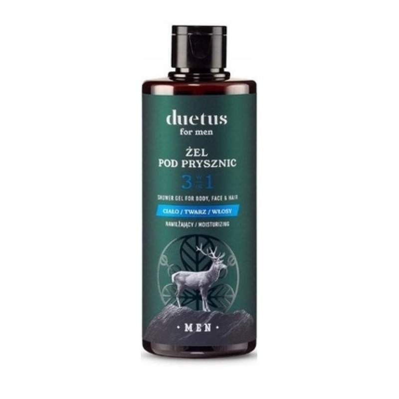 Duetus For Men Invictus Hydrating 3-In-1 Shower Gel, 300ml