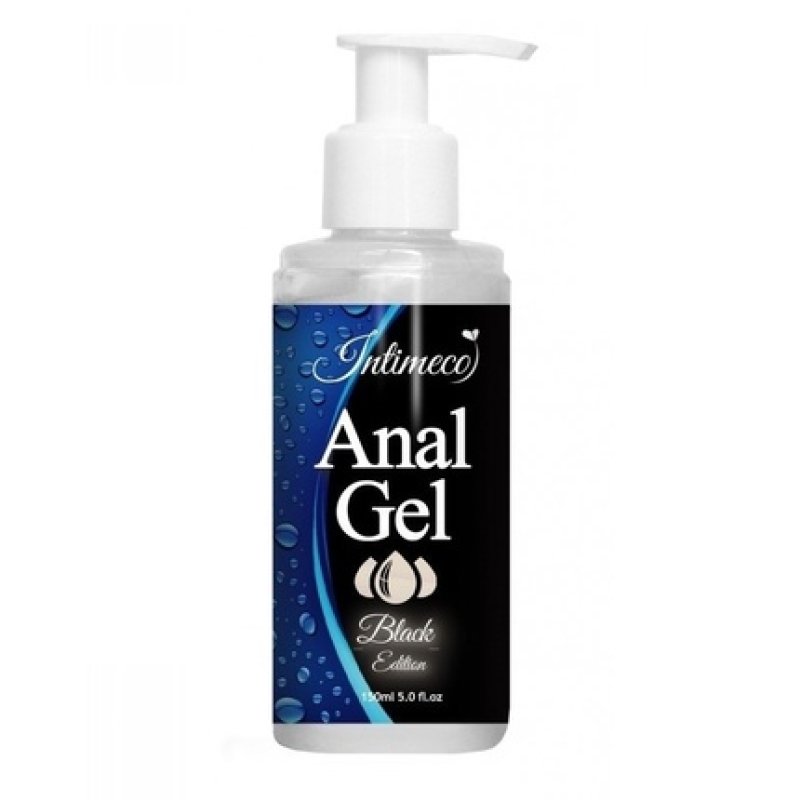 Intimeco Anal Gel Black Edition Moisturizing Anal Gel With Pump 150ml