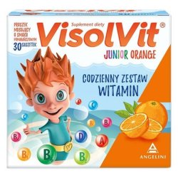Visolvit Junior Orange Sachets For Children Aged 3 - 30 Pack