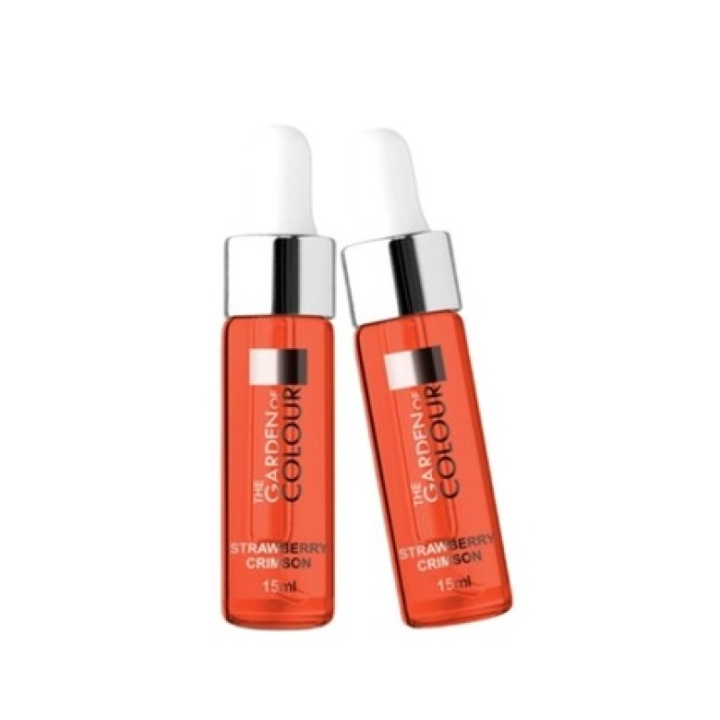 Silcare The Garden Of Colour Regenerating Cuticle And Nail Oil Strawberry Crimson 15ml