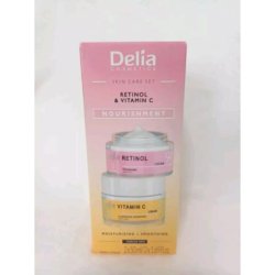 Delia Cosmetics Skin Care Set Retinol and Vitamin C 1.69 fl oz