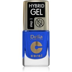 Delia Cosmetics Coral Hybrid Gel Nail Polish - Color 126, 11 ml