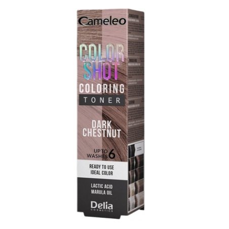 Cameleo Color Shot Hair Toner Dark Chestnut 60ml