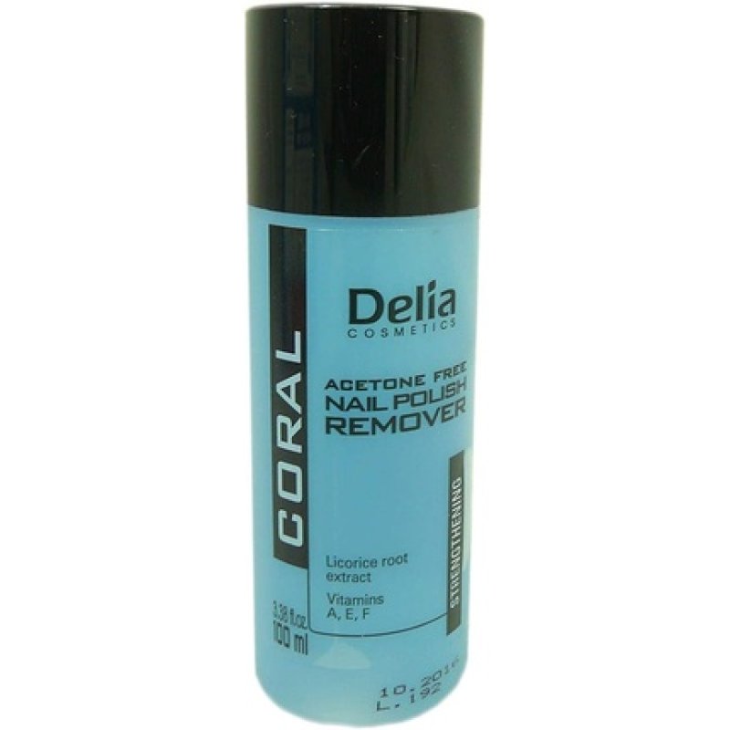 Delia Cosmetics Nail Polish Remover Perfumed Acetone Free 100ml