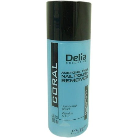 Delia Cosmetics Nail Polish Remover Perfumed Acetone Free 100ml