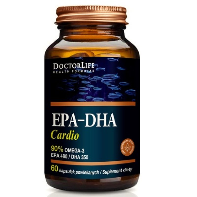 Doctor Lifeepa-Dha Cardio 90 Omega-3 Epa 480 Dha 350 Dietary Supplement 60 Capsules