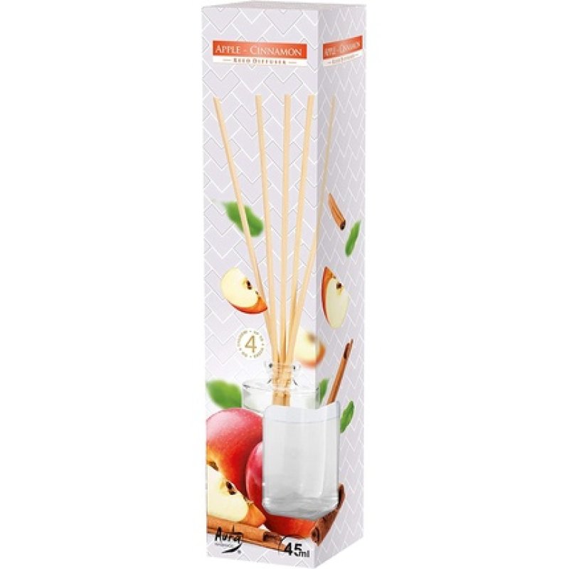 Scented Reed Diffuser Fragrance Sticks 45ml Apple Cinnamon