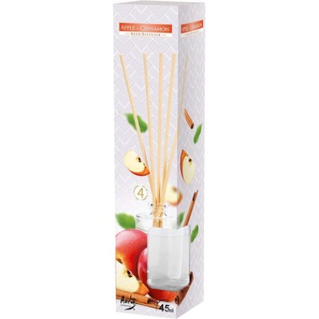 Scented Reed Diffuser Fragrance Sticks 45ml Apple Cinnamon