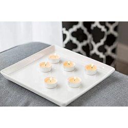 MAXI Tealights from European Production Bispol 8 Hour Burn Time 12 Maxi Tealights in Aluminum Cups Unscented RAL