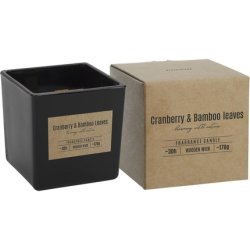 Bispol Scented Candle in Glass 30h - Bamboo Leaves