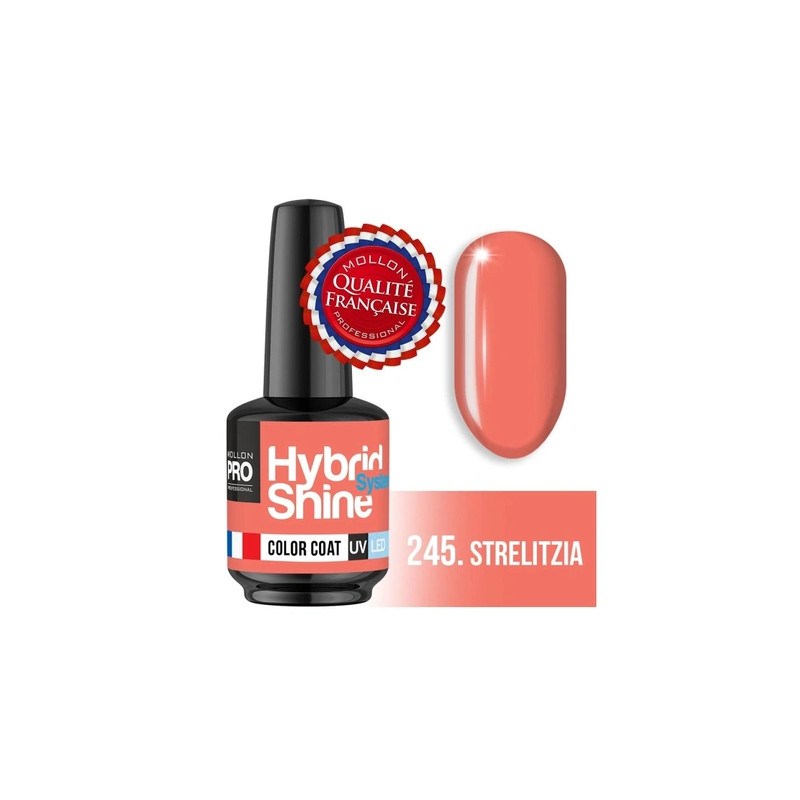 Mollon Pro Mol Hss 2/245 - Semi-Permanent Hybrid Shine Nail Polish