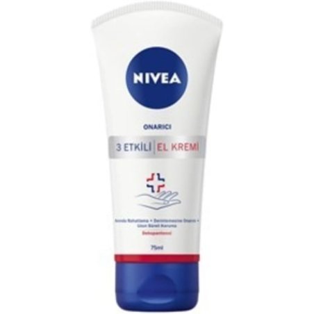 NIVEA 3 in 1 Repair Hand Cream with Dexpanthenol Deep Repair 75ml