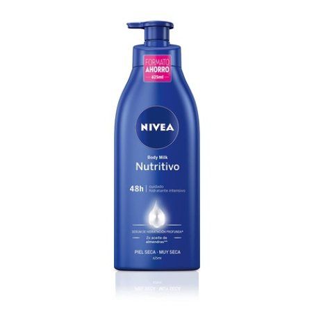NIVEA Nutritive Body Milk 48H Deep Moisture Body Lotion with Almond Oil 625ml