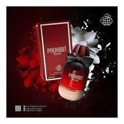 Fragrance World Prohibit Rouge Eau De Parfum For Women, 100 Ml