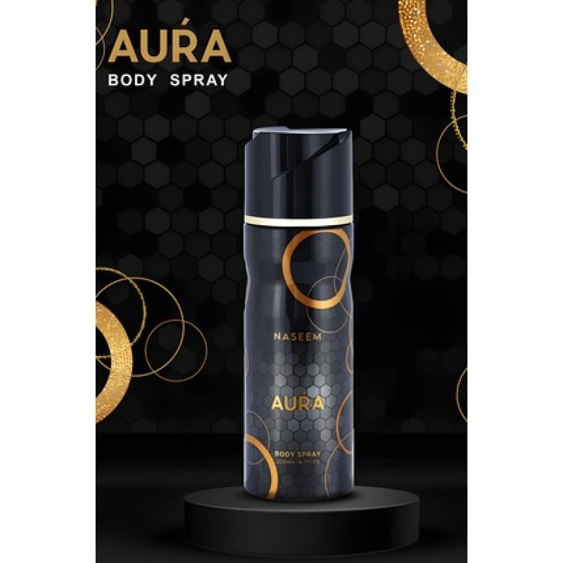 Naseem Body Spray Aura, Unisex, 200 Ml