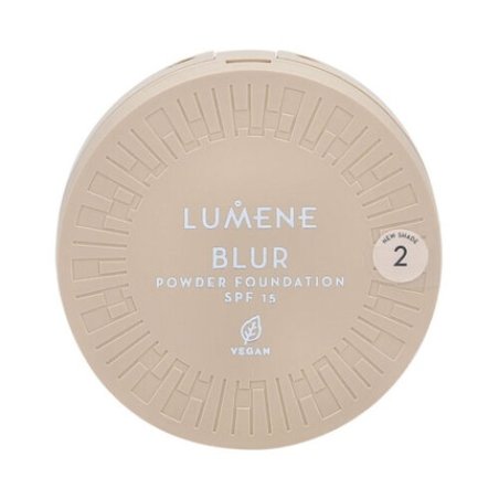 Lumene Blur Longwear Pressed Powder SPF 15 10g - Pack of 2