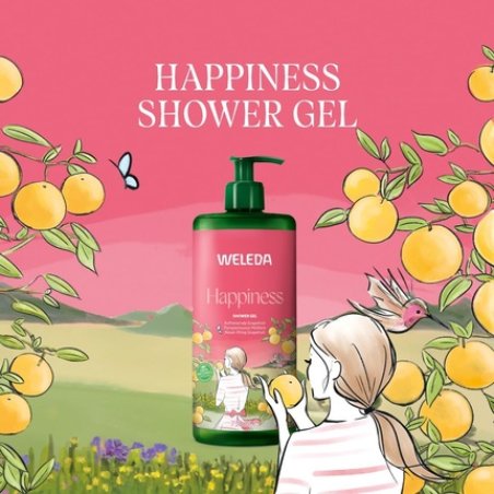 Weleda Happiness Body Wash with Grapefruit 750ml