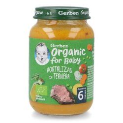 Organic Vegetable Puree with Veal 190g