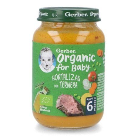 Organic Vegetable Puree with Veal 190g