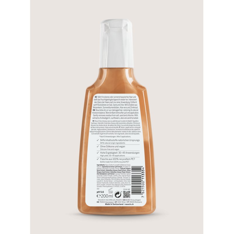RAUSCH 11335 shampooing 200 ml Shampoing Naturel Unisexe