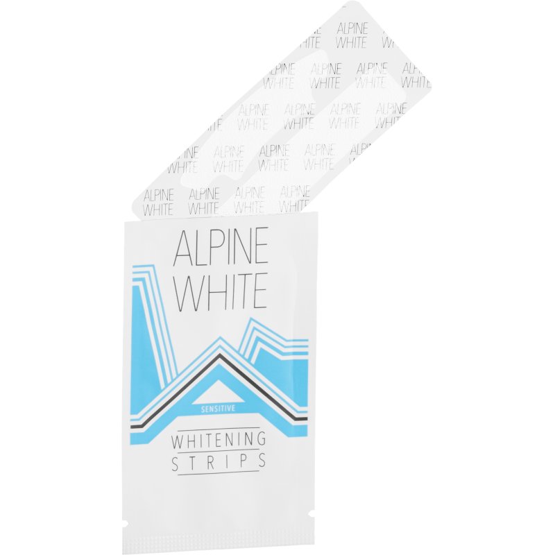 ALPINE WHITE Whitening Strips Sensitive for Visibly Whiter Teeth in Just 3 Days - Professional Teeth Whitening for