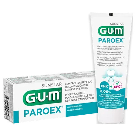 Gum Gum Paroex Toothpaste 0.06% Chlorhexidine Cpc 75ml