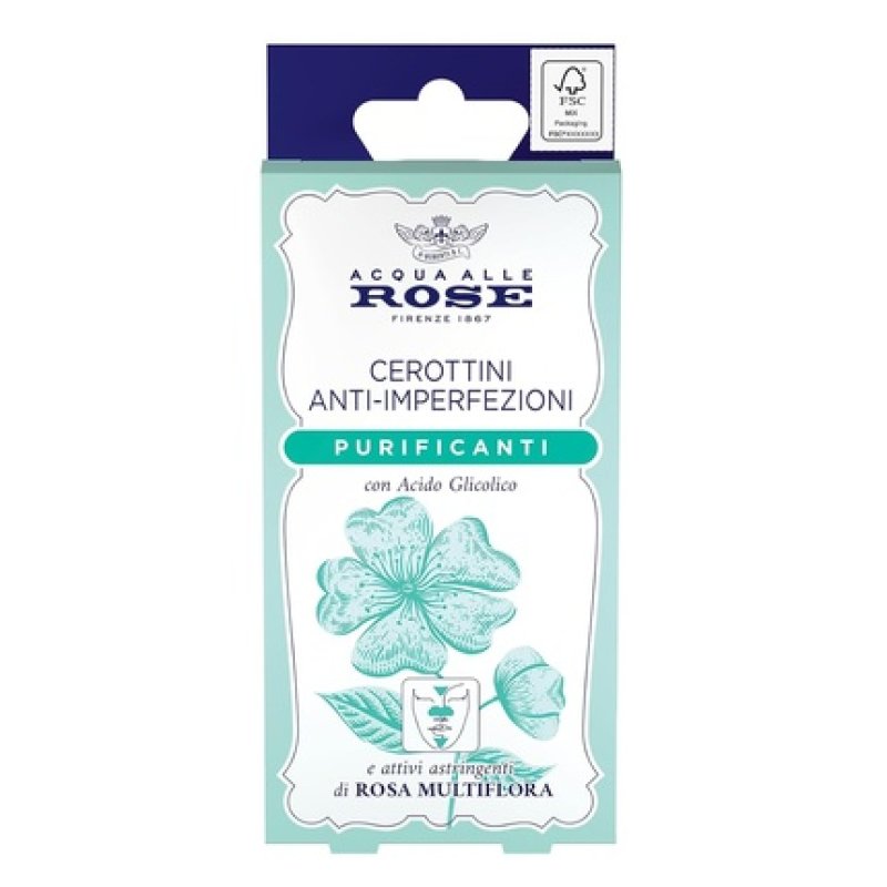 Acqua alle Rose Blemish Patch Cleansing with Astringent Rose Multiflora and Glycolic Acid for Blackheads Mattifying and