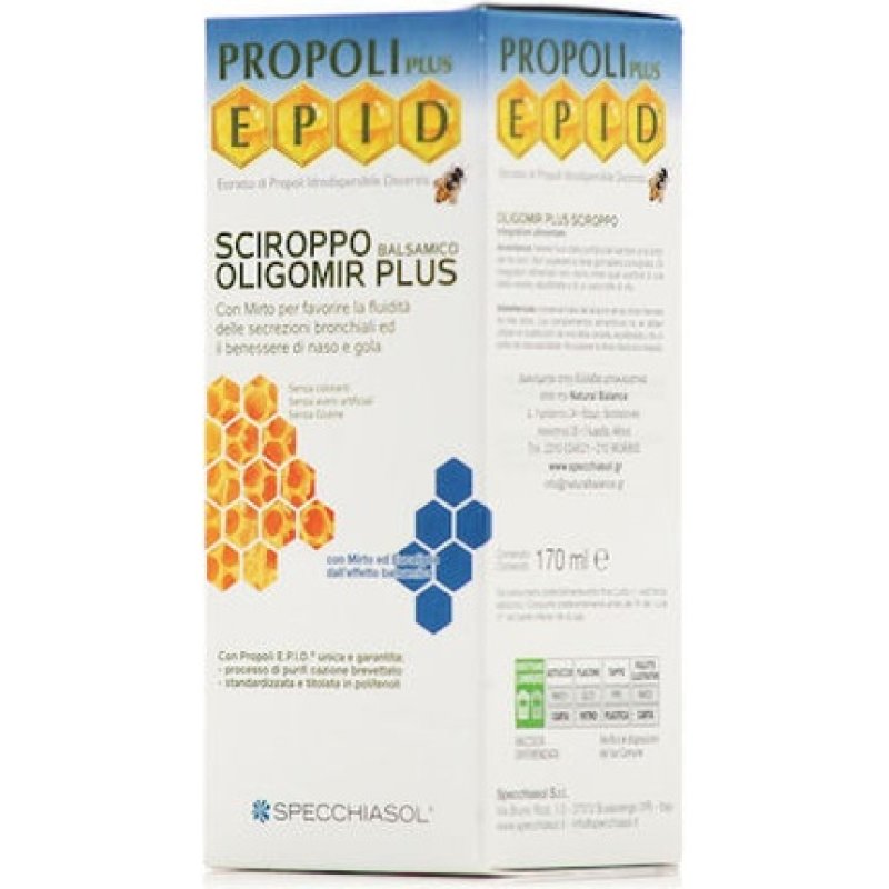 Specchiasol Epid Oligomir Plus Syrup For The Throat With Propolis - 170ml