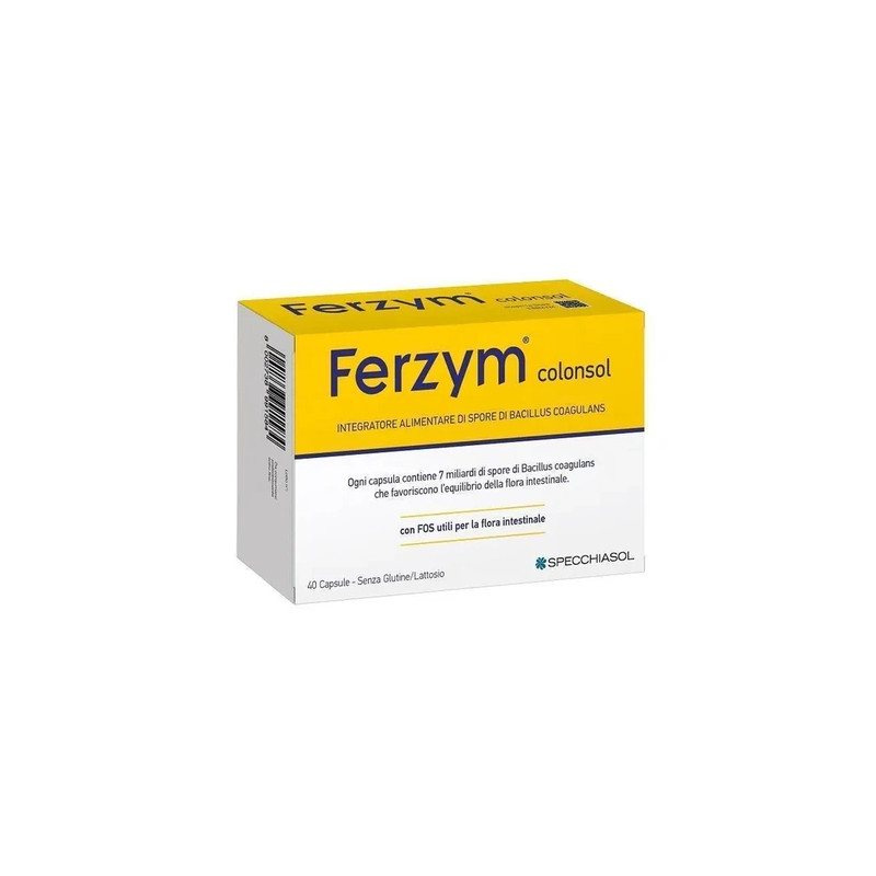 Specchiasol Ferzym Colonsol 40 Capsule - Digestive Health Supplement