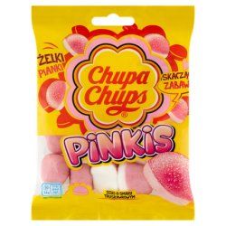 Chupa Chups Pinkis Strawberry Flavored Gummy Bears 90g