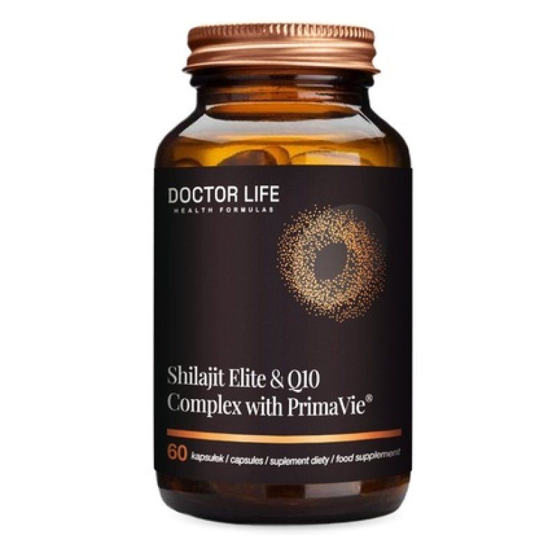 Doctor Life Shilajit Elite Q10 Complex With Primavie Dietary Supplement 60 Capsules