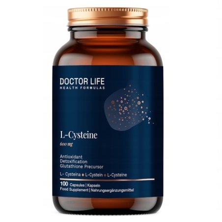 Doctor Life L-Cysteine 600mg Dietary Supplement - 100 Capsules