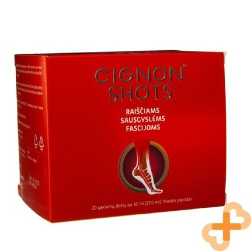 Cignon Shots for Ligaments Tendons Fascia 20 Shots with Zinc Copper Curcumin