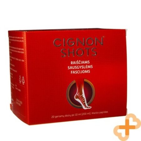 Cignon Shots for Ligaments Tendons Fascia 20 Shots with Zinc Copper Curcumin